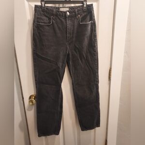 Free People Black Denim Jeans